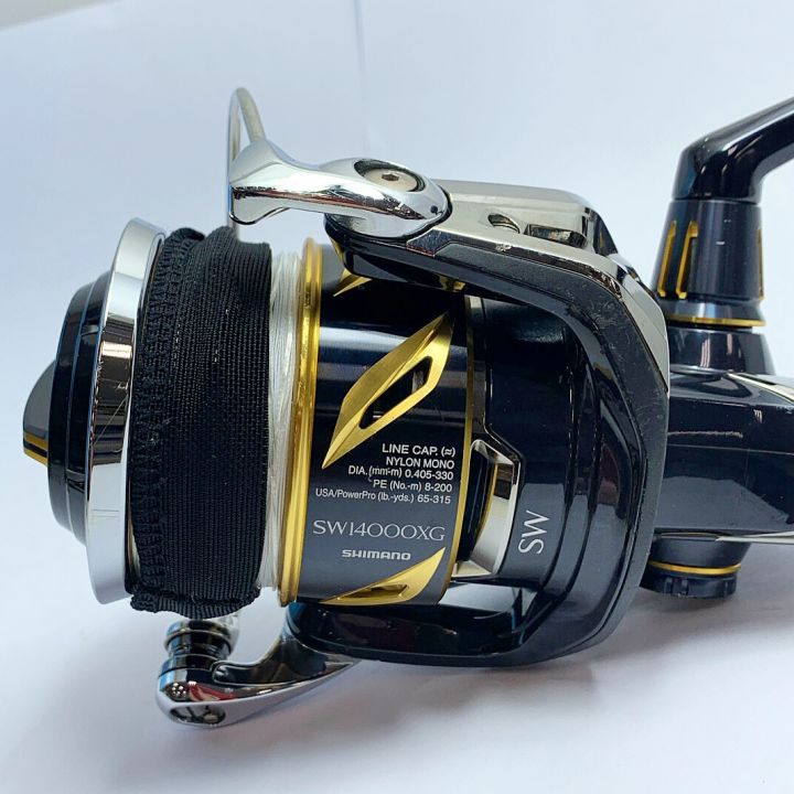 SHIMANO シマノ 19ステラSW 14000 スピニングリール ポーチ付 キズ、スレあり 03968｜中古｜なんでもリサイクルビッグバン