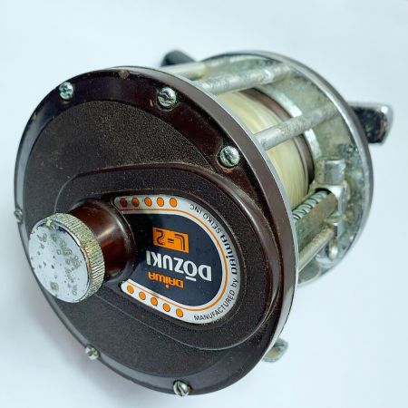  DAIWA ダイワ 両軸リール　DOZUKI L-2　キズ、ヨゴレ、サビ多数あり DOZUKI L-2
