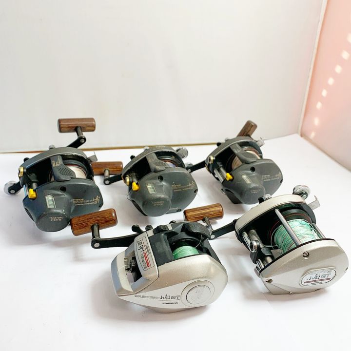 シマノ SHIMANO 小船 リール5個まとめ GT5002個/GT400/GT1000/GT1000 小船 ﾘｰﾙ5台まとめて｜中古｜なんでもリサイクルビッグバン