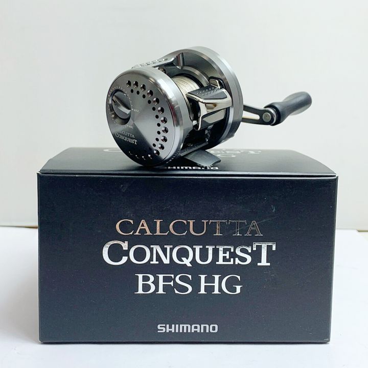 SHIMANO シマノ 17カルカッタコンクエストBFS HG-R ベイトリール 17カルカッタコンクエストBFS HG-R  03675｜中古｜なんでもリサイクルビッグバン