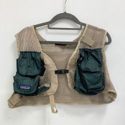 ★★ Patagonia パタゴニア フィッシングベスト　フライフィッシングハーフベスト　サイズ不明 ﾌｨｯｼﾝｸﾞﾍﾞｽﾄ Bランク