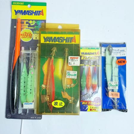   イカ仕掛けまとめ　約100点　ひらひら針　エサ巻テーラーほか
