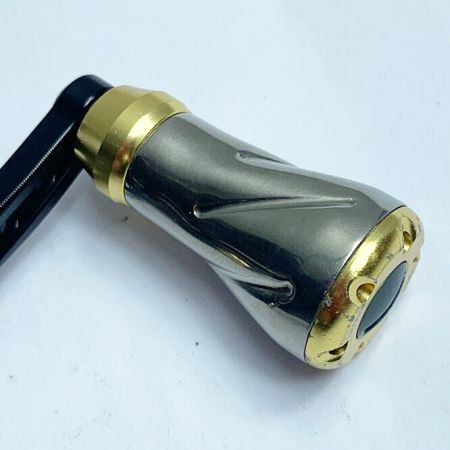  LIVRE Ｓハンドル　無段階可動システム　フォルテノブ　ダイワ用 FV50-55 ブラックＰ x ゴールドＧ