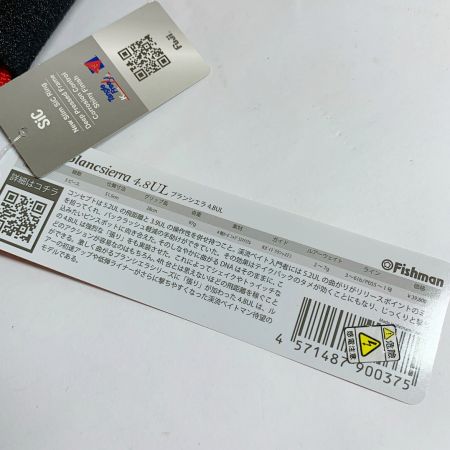  Fishman フィッシュマン  blancsierra 4.8UL　ロッド　3ピース　仕舞寸法51.5cm blancsierra 4.8UL