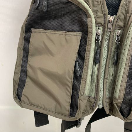  Pazdesign パズデザイン フィッシングベスト　ナイロン100% オリーブ