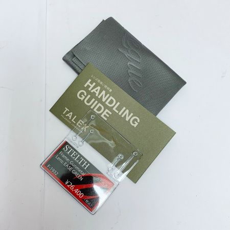  Zeque STELTH フレーム/GUNMETAL　レンズ/EASE GREEN　偏光サングラス　ケース付 F-1932