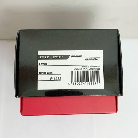  Zeque STELTH フレーム/GUNMETAL　レンズ/EASE GREEN　偏光サングラス　ケース付 F-1932