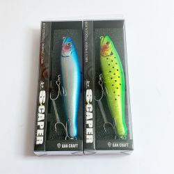 ★★ GAN CRAFT ガンクラフト オンラインショップ限定　　Ｓ-ＣＡＯＥＲ　2個まとめ ｴｽｹｲﾊﾟｰ ブルーブルー x がつん！とキウイ Sランク