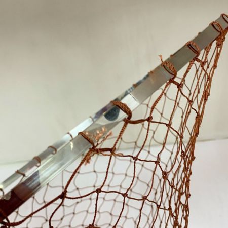   ランディングネット　糸にホツレあり　ハンディ　パックネット　キズあり