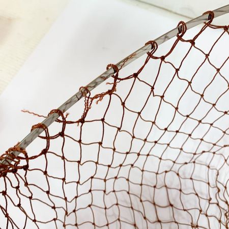   ランディングネット　糸にホツレあり　ハンディ　パックネット　キズあり