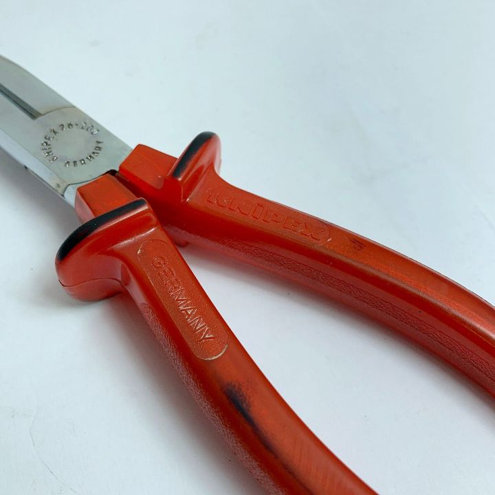 KNIPEX クニペックス プライヤー SAURUSレザーケース付 26-200 クリアレッド｜中古｜なんでもリサイクルビッグバン