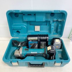 ♭♭ MAKITA マキタ 100ｍｍ　充電式ディスクグラインダ　充電器・充電池2個・ケース付 18Ｖ GA402D Bランク