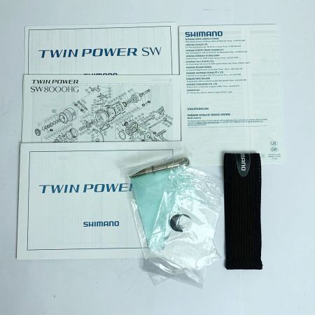  SHIMANO シマノ 15ツインパワーSW8000HG 箱付 スピニングリール 03320