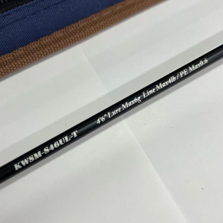 Jackson ジャクソン 釣り用品 ロッド ルアーロッド  KWSM-S46UL-T ケース付 