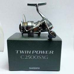 ★★ SHIMANO シマノ 24ツインパワー C2500SXG スピニングリール 箱・取説付 046772 Aランク