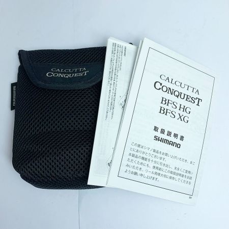  SHIMANO シマノ  23カルカッタコンクエスト BFS HG 左ハンドル　ベイトリール　箱付 045690