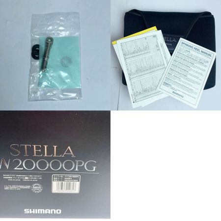  SHIMANO シマノ 20ステラSW20000PG スピニングリール　リールフットにキズあり 04081