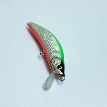  MOJOhandmadewaorks ルアー　約2.0ｇ　約5cm グリーン系 x オレンジ系