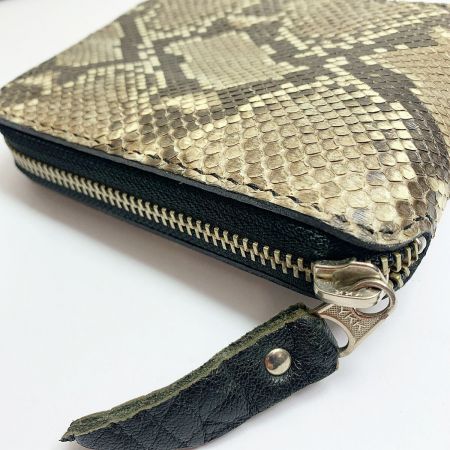  MOJOhandmadewaorks ルアーケース　レザーワレット　パイソン柄