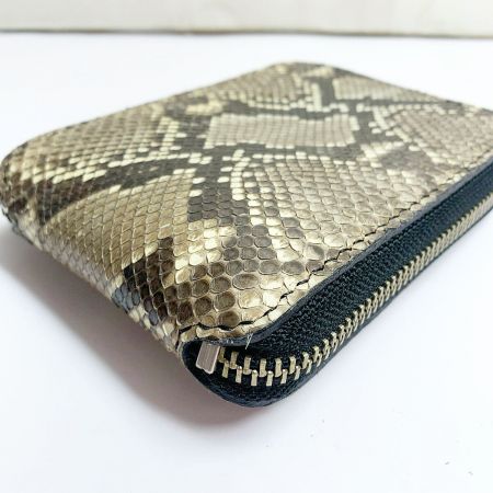  MOJOhandmadewaorks ルアーケース　レザーワレット　パイソン柄