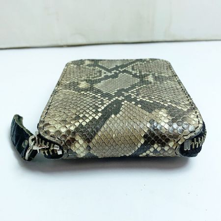  MOJOhandmadewaorks ルアーケース　レザーワレット　パイソン柄