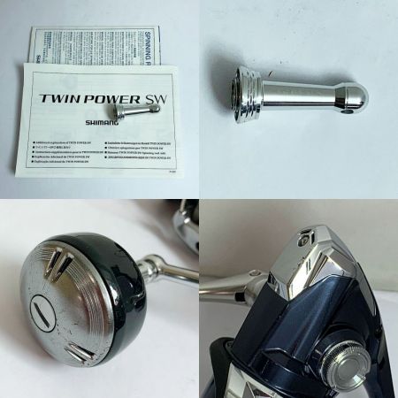  SHIMANO シマノ 21ツインパワーSW 4000XG スピニングリール　キズ有 箱・取説、ゴメクサススタンド付 4221