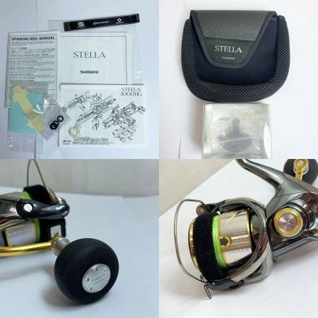  SHIMANO シマノ 14ステラ 3000HGM　スピニングリール　夢屋ハンドルノブ付 03283