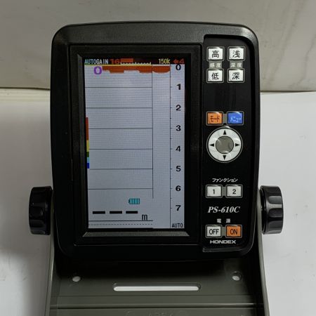  本多電子（株） HONDEX 　カラー液晶魚探　通電確認済　※電池は付属しておりません PS-610C