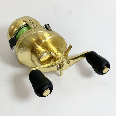  SHIMANO シマノ 14カルカッタコンクエスト 200 キズ有 　ベイトリール　本体のみ 03204
