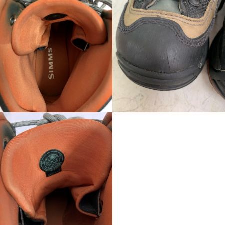  SIMMS  G3 GUDE BOOT US-9  ウェーディングシューズ キズ、ヨゴレあり　27cm カーキ