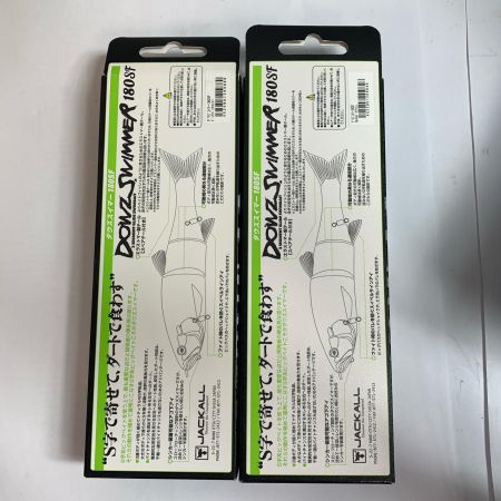  JACKALL ジャッカル ダウズスイマー180SF 　2個セット  マルハタスパークフラッシュ x ピンクパックスイマー