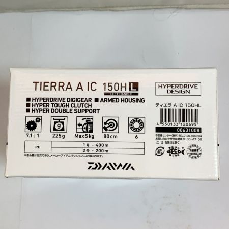  DAIWA ダイワ 21 ティエラ A IC 150HL　ベイトリール 631008