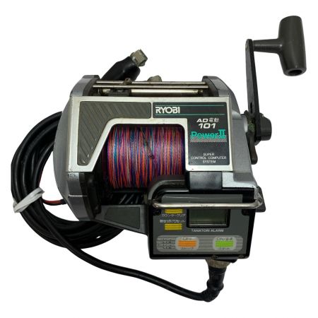  RYOBI リョービ 【ジャンク品　ハンドル付け根に破損あり】AD電動101PowerⅡ 　電動リール　コード付