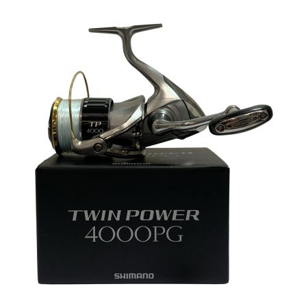  SHIMANO シマノ  15 ツインパワー 4000PG  スピニングリール　キズ、剥がれ多数あり 03374