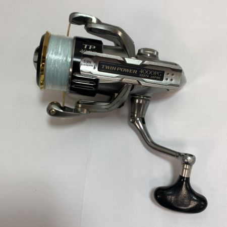  SHIMANO シマノ  15 ツインパワー 4000PG  スピニングリール　キズ、剥がれ多数あり 03374