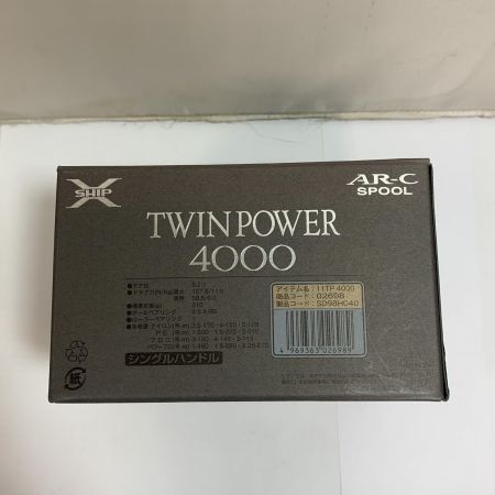  SHIMANO シマノ 11ツインパワー4000 キズ有 　スピニングリール 02698