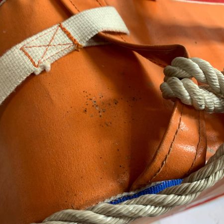   救命浮器  使用感有、シミあり 平成6年製 桜マーク入り　34×20×67cm FTM-4Y型