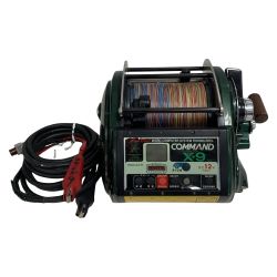 ★★ Miya Epoch ミヤマエ ミヤエポック COMMAND コマンド X9  電動リール  コード付(補修あり）通電確認のみ CX-9 グリーン Bランク