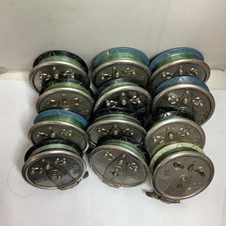  FUJI ＃40　フジリール　タイコリール　ヨゴレ、サビ有 12個まとめ