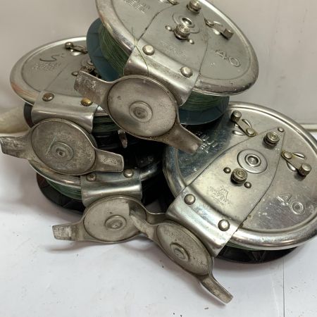  FUJI ＃40　フジリール　タイコリール　ヨゴレ、サビ有 12個まとめ