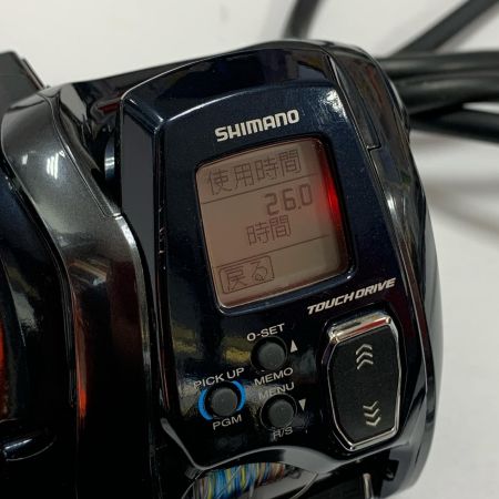  SHIMANO シマノ 20フォースマスター601 　電源コード　箱・取説付  電動リール付　使用距離13.3km・時間26.0h 04155