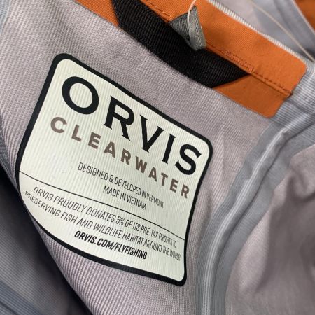  ORVIS クリアウォーター ウェーディングジャケット Sサイズ　RN#70534 ブラウン