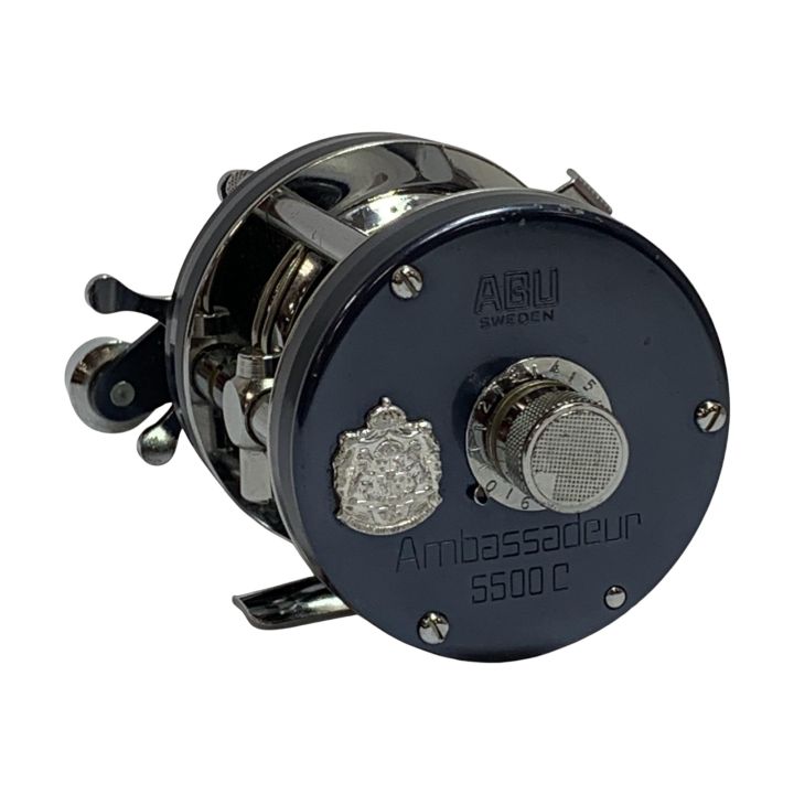 ABU アンバサダー　5500c　 美品　ベイトリール アブ ABU アンバサダー 5500C ブルー 青 ベイトリール (723-410