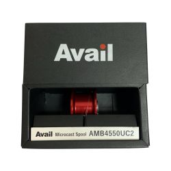 ★★ アベイル Avail Microcast 　スプール　ウルトラキャストモデル AMB4550UC2 レッド Aランク