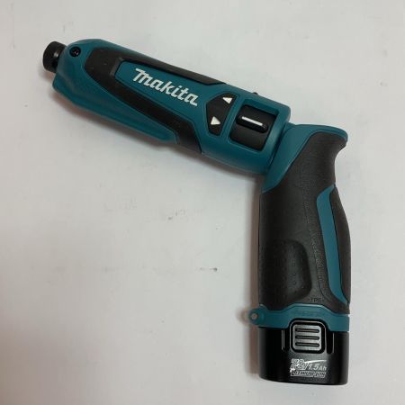  MAKITA マキタ 充電式ペンインパクトドライバ　充電器・充電池1個・ケース付 7.2v　ビット付 TD021DSHSP
