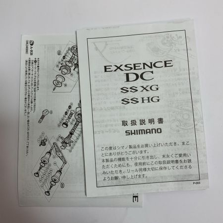  SHIMANO シマノ エクスセンスDC SS XG L　ベイトリール　※ハンドルのキャップなし 04190