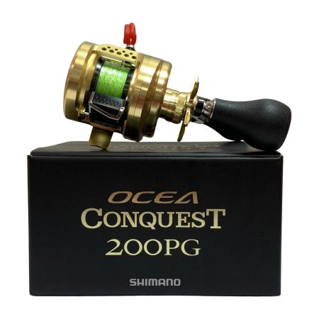  SHIMANO シマノ オシアCQ200PG キズ有 程度B 箱/ゴメクサスハンドル付 純正なし 03352
