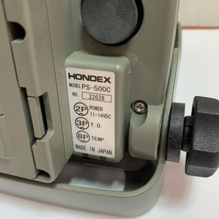  HONDEX 魚群探知機　通電のみ確認 振動子付 PS-500C