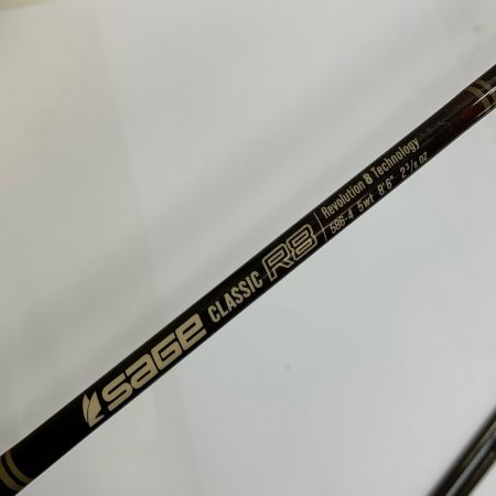  sage セージ クラシックR8 586-4ス、竿尻、グリップ傷あり　フライロッド