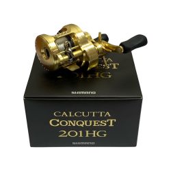 ★★ SHIMANO シマノ 21カルカッタコンクエスト 201H ベイトリール　箱付 04239 Bランク